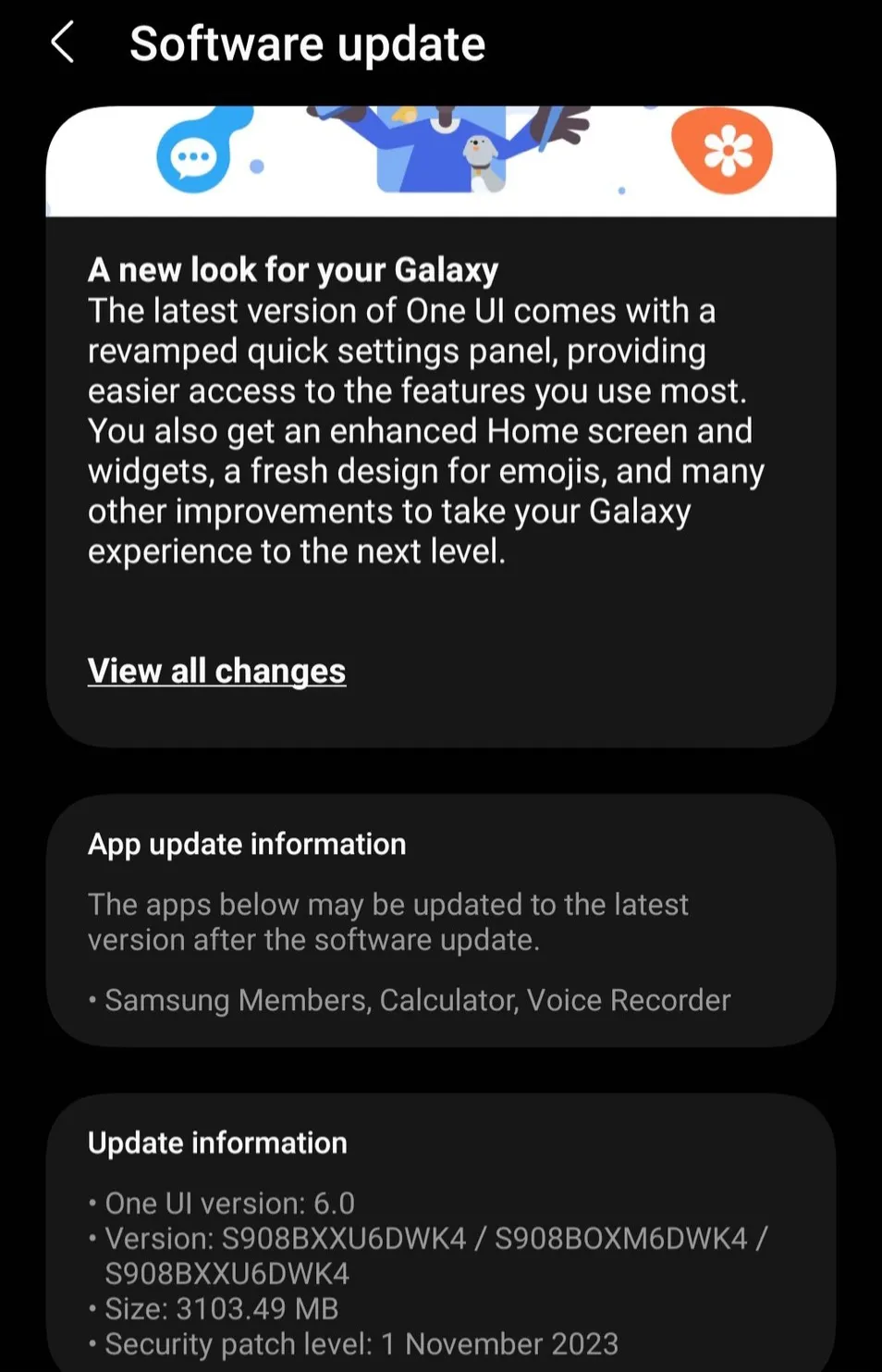 به‌روزرسانی One UI 6.0
