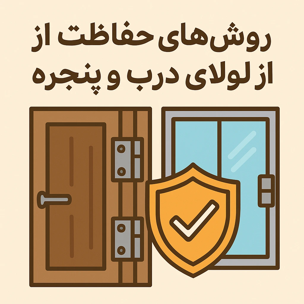 روش‌های حفاظت از لولای درب و پنجره – افزایش عمر، کارایی و امنیت